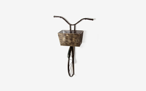 Retro Cycle With Basket - Orange Tree Home Pvt. Ltd.