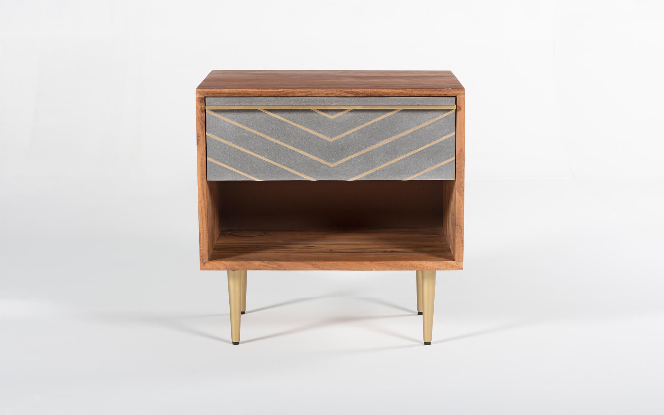 Toshi Mordern Bedside Table - Orange Tree Home