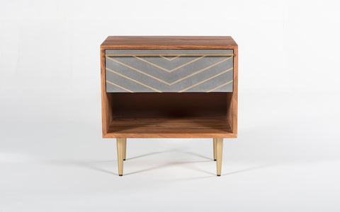 Toshi Mordern Bedside Table - Orange Tree Home