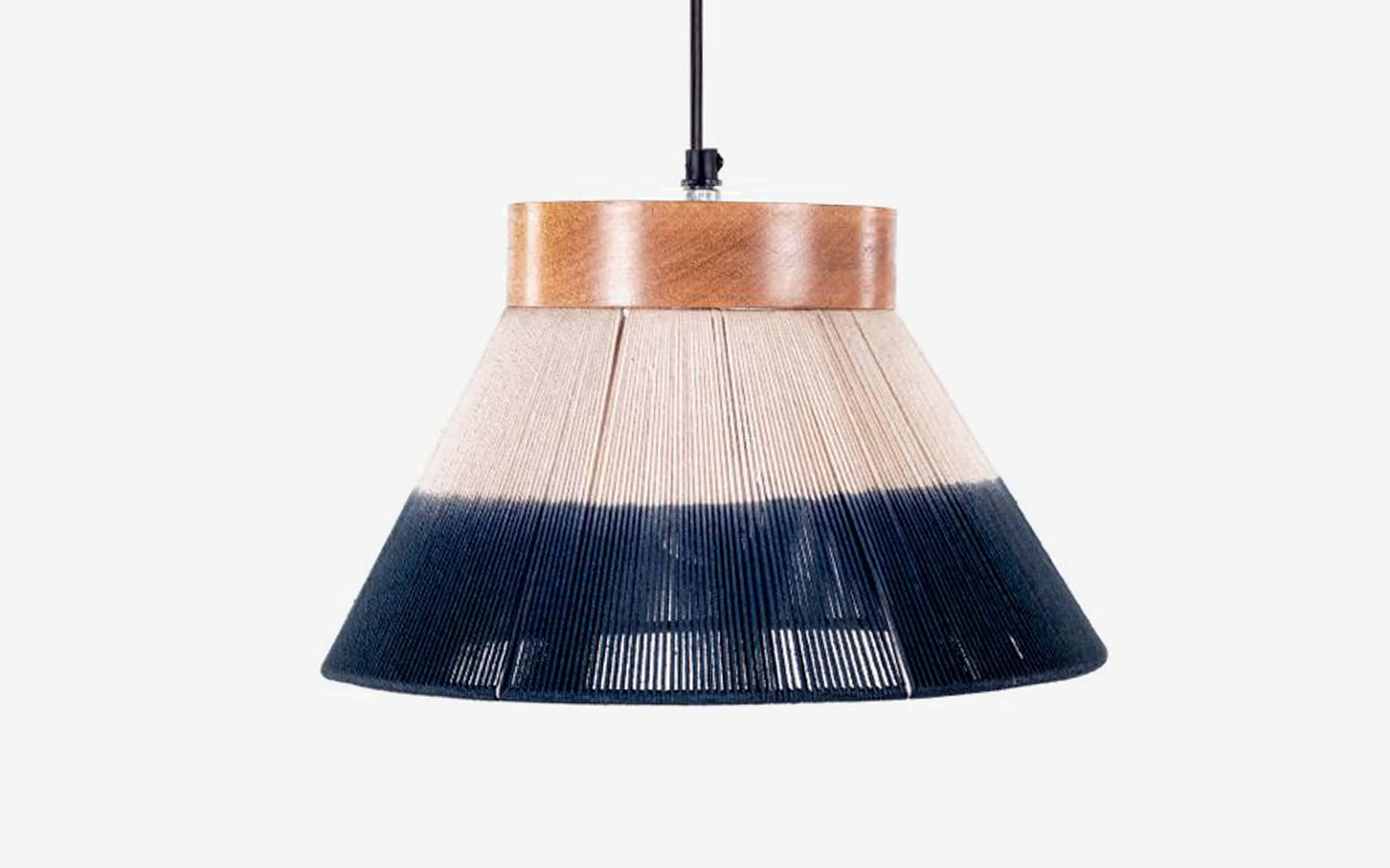 Afreen Hanging Lamp Conical Shaded - Orange Tree Home Pvt. Ltd.