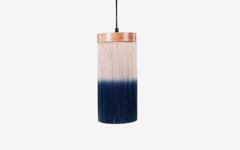 Afreen Hanging Lamp Cylindrical Shaded - Orange Tree Home Pvt. Ltd.