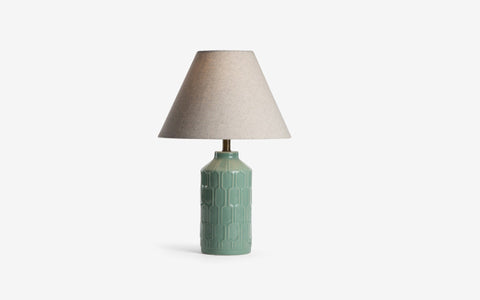 Ares Ceramic Table Lamp - Orange Tree Home Pvt. Ltd.
