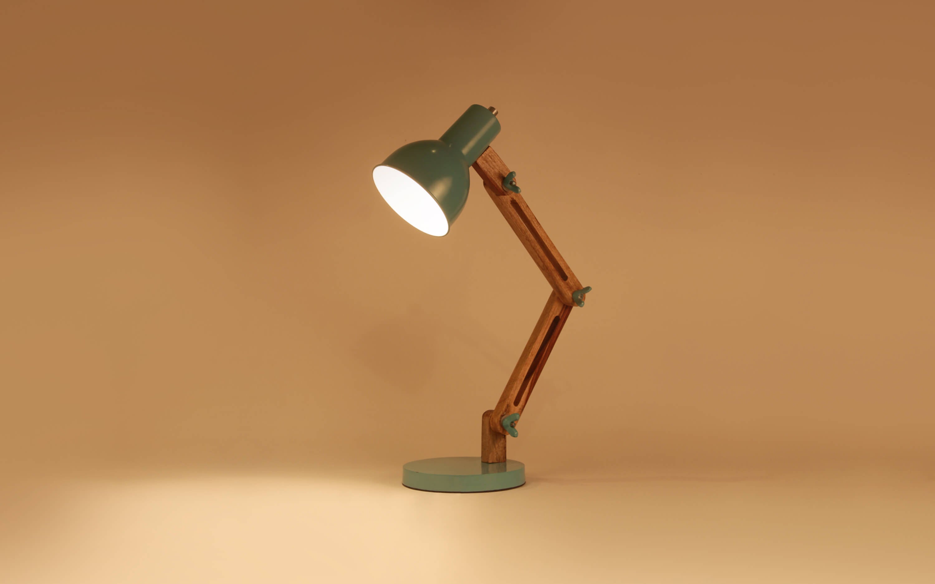 Buy Auro Blue Study Table Lamp - Close shot - from upper angle - Orange Tree
