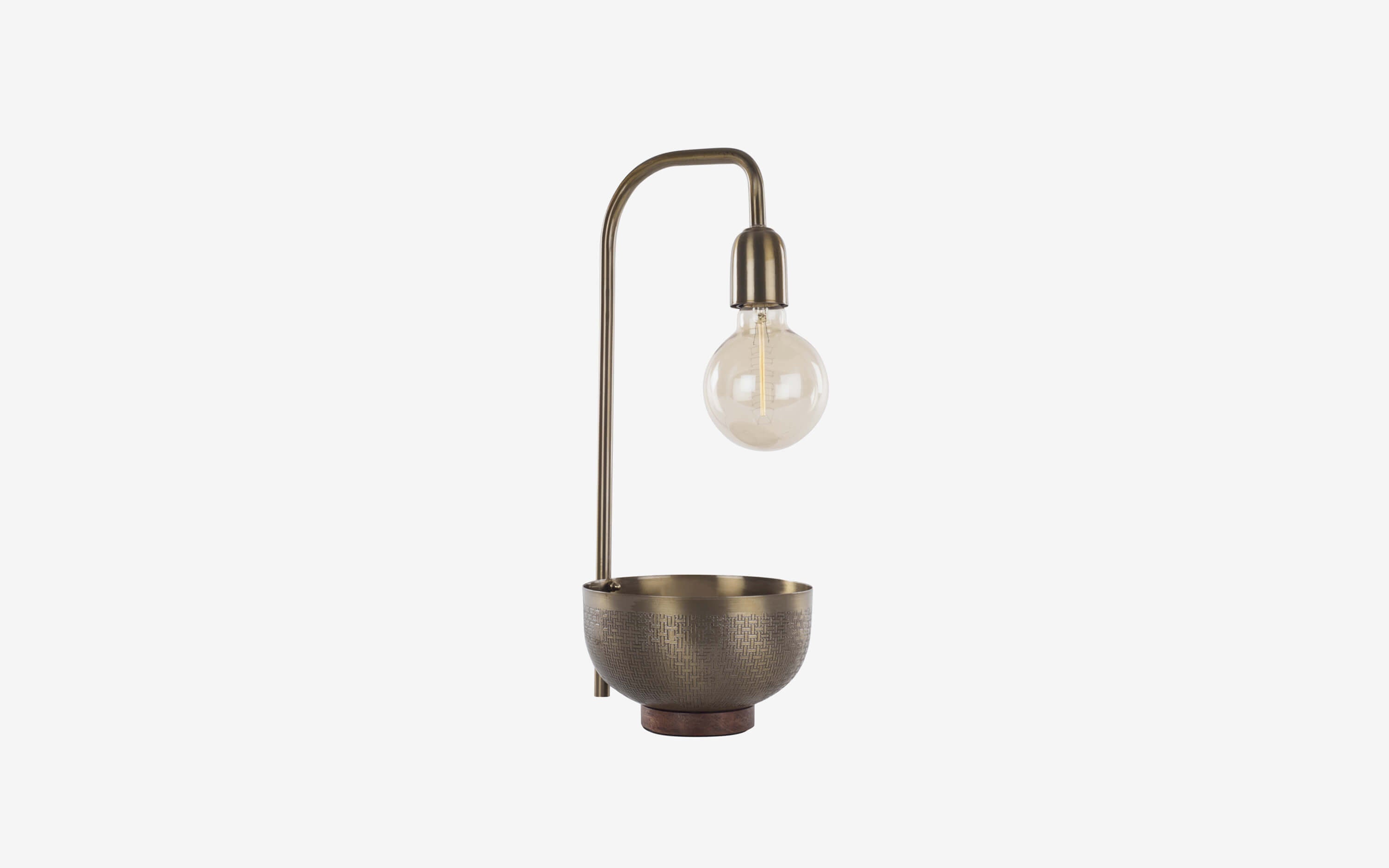 Esna Table Lamp With Bowl - Orange Tree Home Pvt. Ltd.