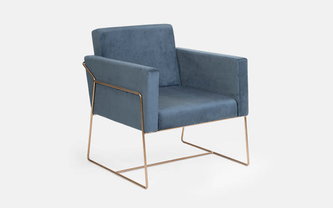 Soft Cushion Lounge Chair - Orange Tree Home Pvt. Ltd.