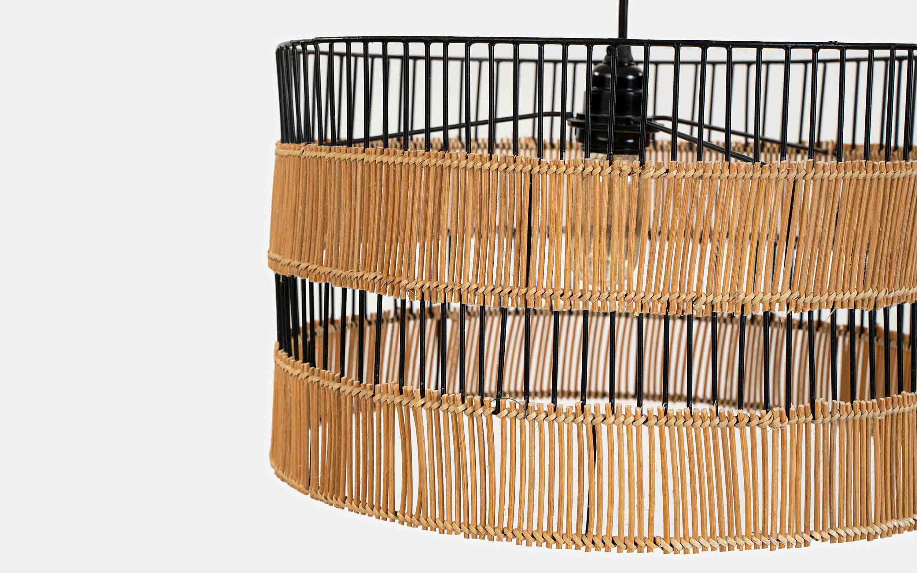 Kyoto Drum Hanging Lamp - Orange Tree Home Pvt. Ltd.