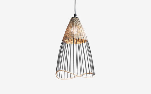 Kyoto Conical Tall Hanging Lamp - Orange Tree Home Pvt. Ltd.