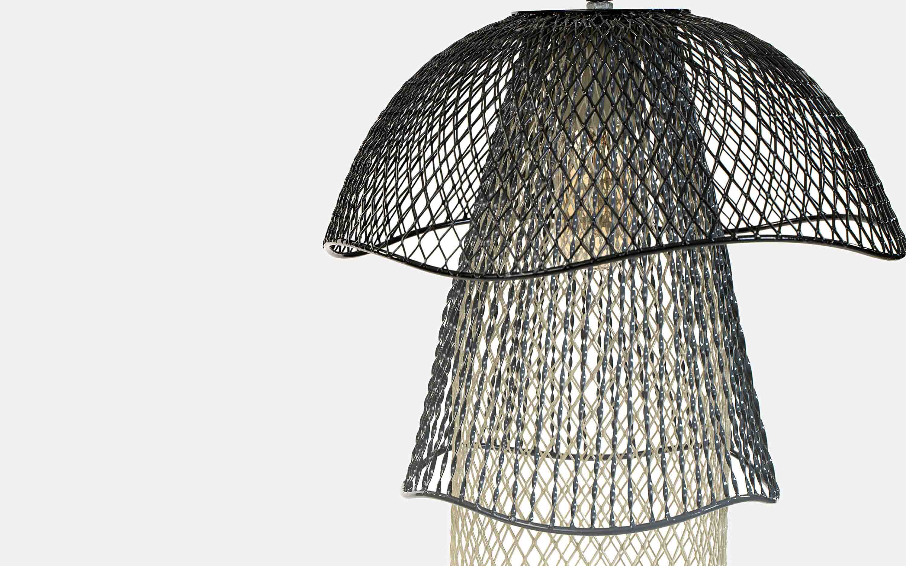 Mallawi Black Tall Hanging Lamp - Orange Tree Home Pvt. Ltd.