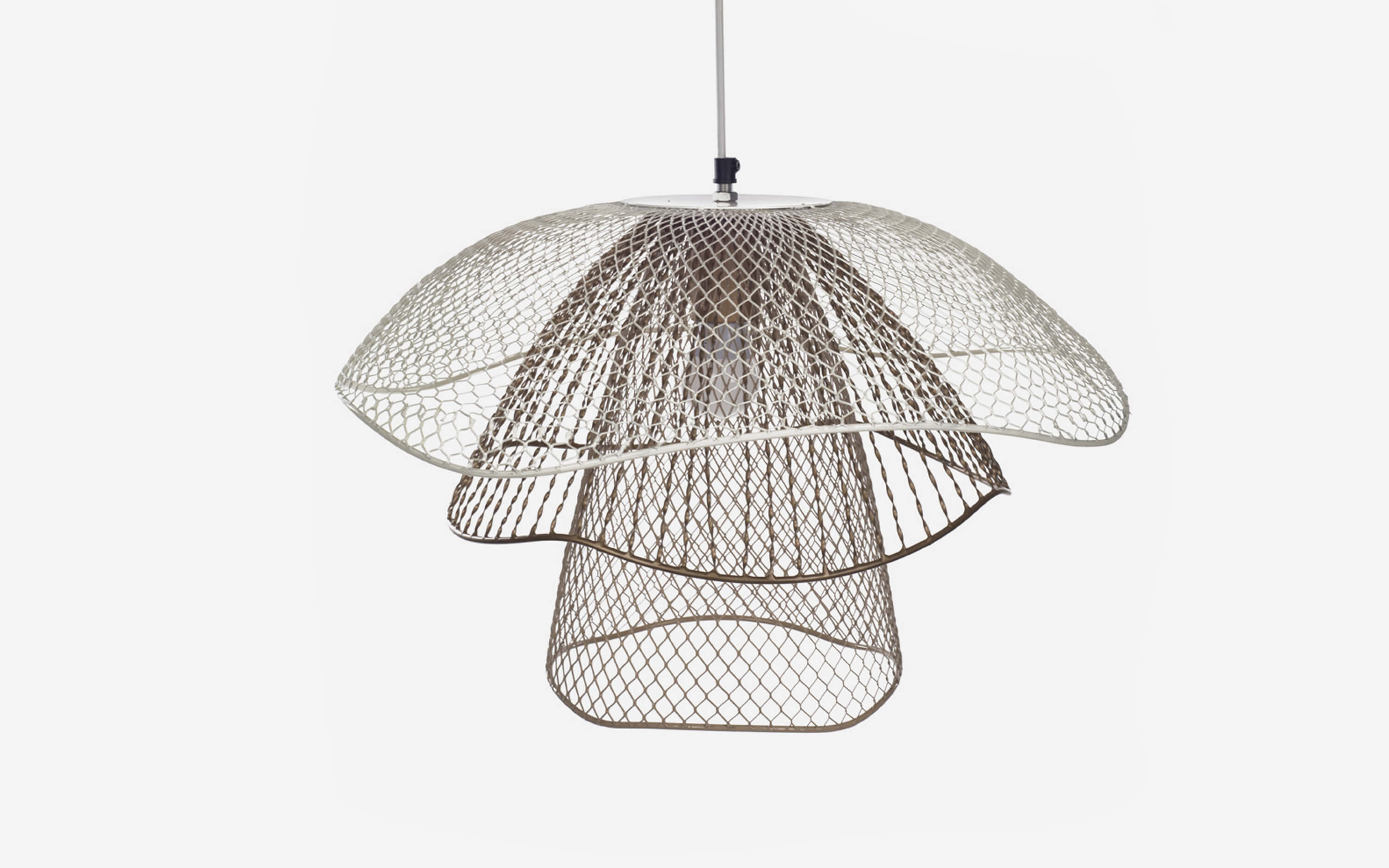 Buy Mallawi Metal Hanging Lamp | Ceiling Lamp - Close shot - Orange Tree
