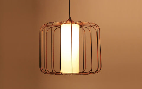 Merriam Hanging Lamp Copper - Orange Tree Home Pvt. Ltd.