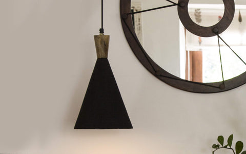 Noir Hanging Lamp - Orange Tree Home Pvt. Ltd.