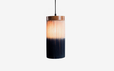 Afreen Hanging Lamp Cylindrical Shaded - Orange Tree Home Pvt. Ltd.