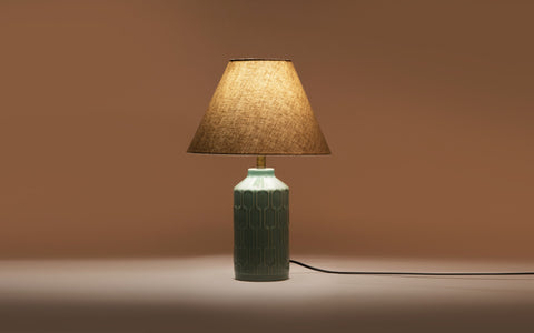 Ares Ceramic Table Lamp - Orange Tree Home Pvt. Ltd.