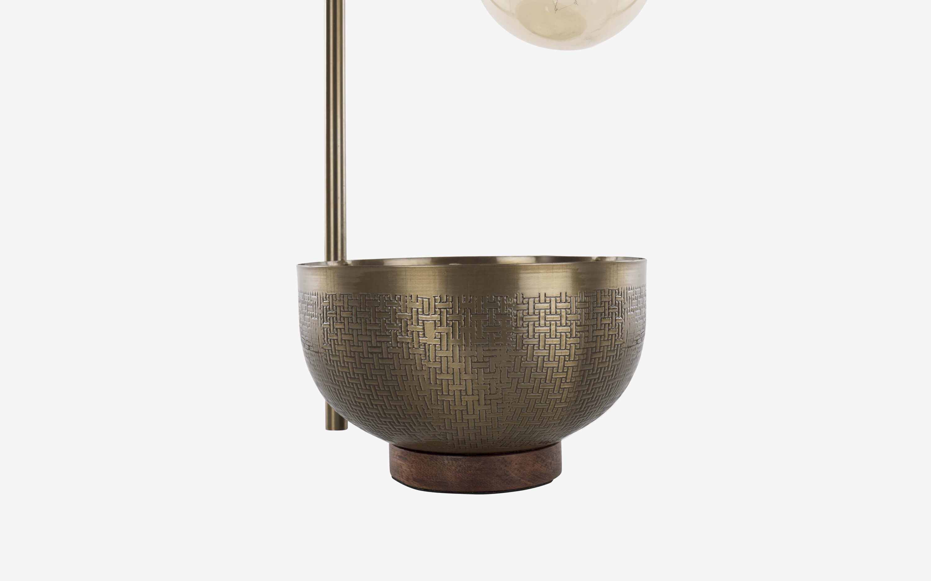 Esna Table Lamp With Bowl - Orange Tree Home Pvt. Ltd.