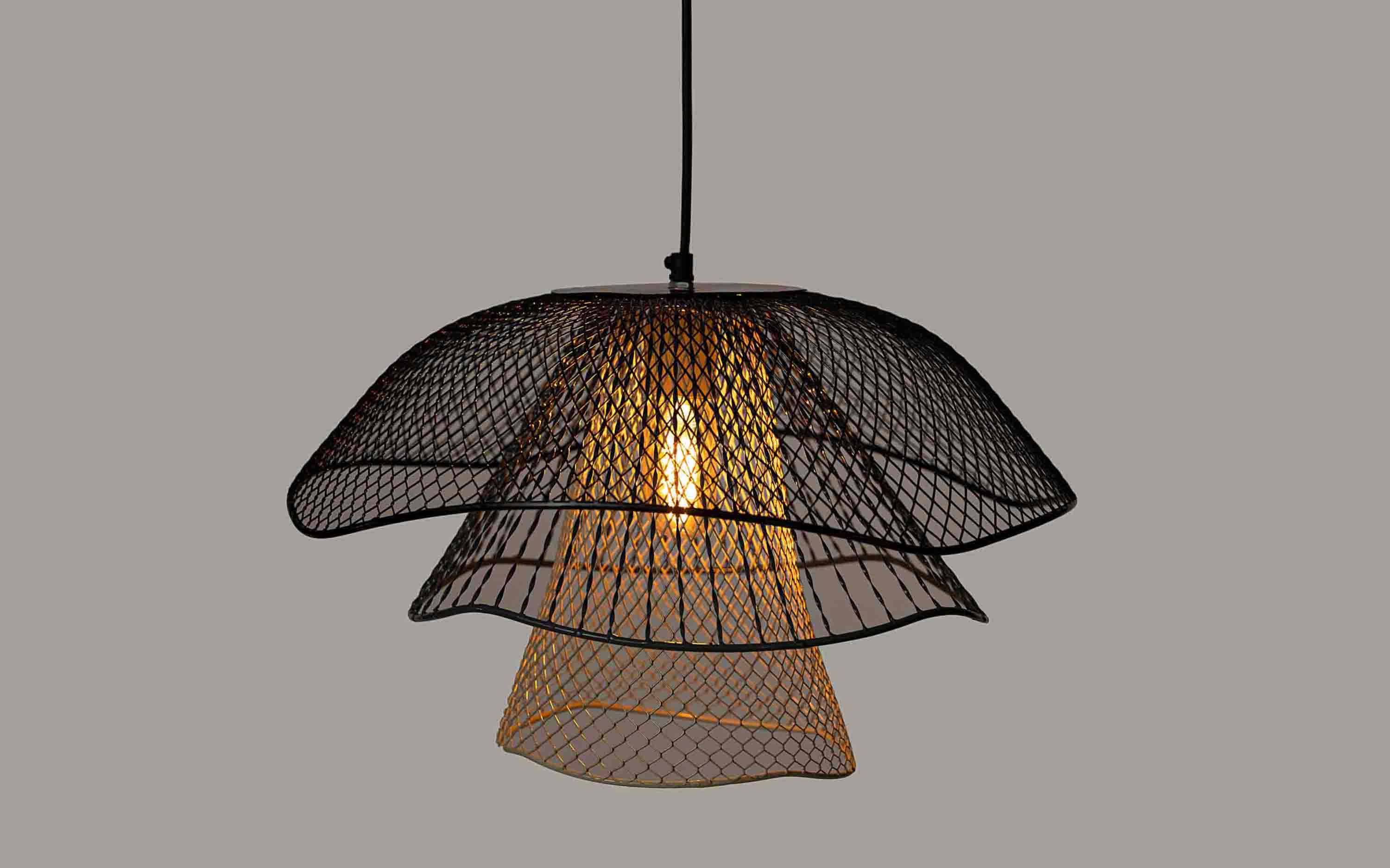 Mallawi Black Hanging Lamp - Orange Tree Home Pvt. Ltd.
