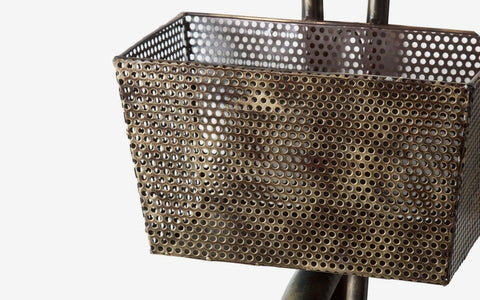 Retro Cycle With Basket - Orange Tree Home Pvt. Ltd.