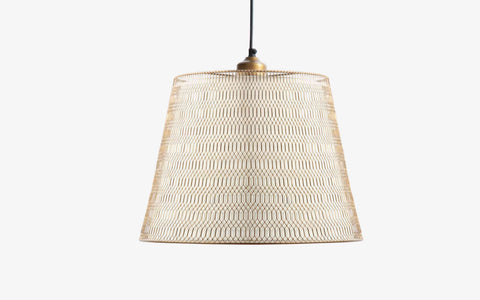 Rhombus Hanging Lamp Gold - Orange Tree Home Pvt. Ltd.