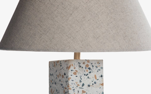 Speckle Table Lamp With Conical Shade - Orange Tree Home Pvt. Ltd.