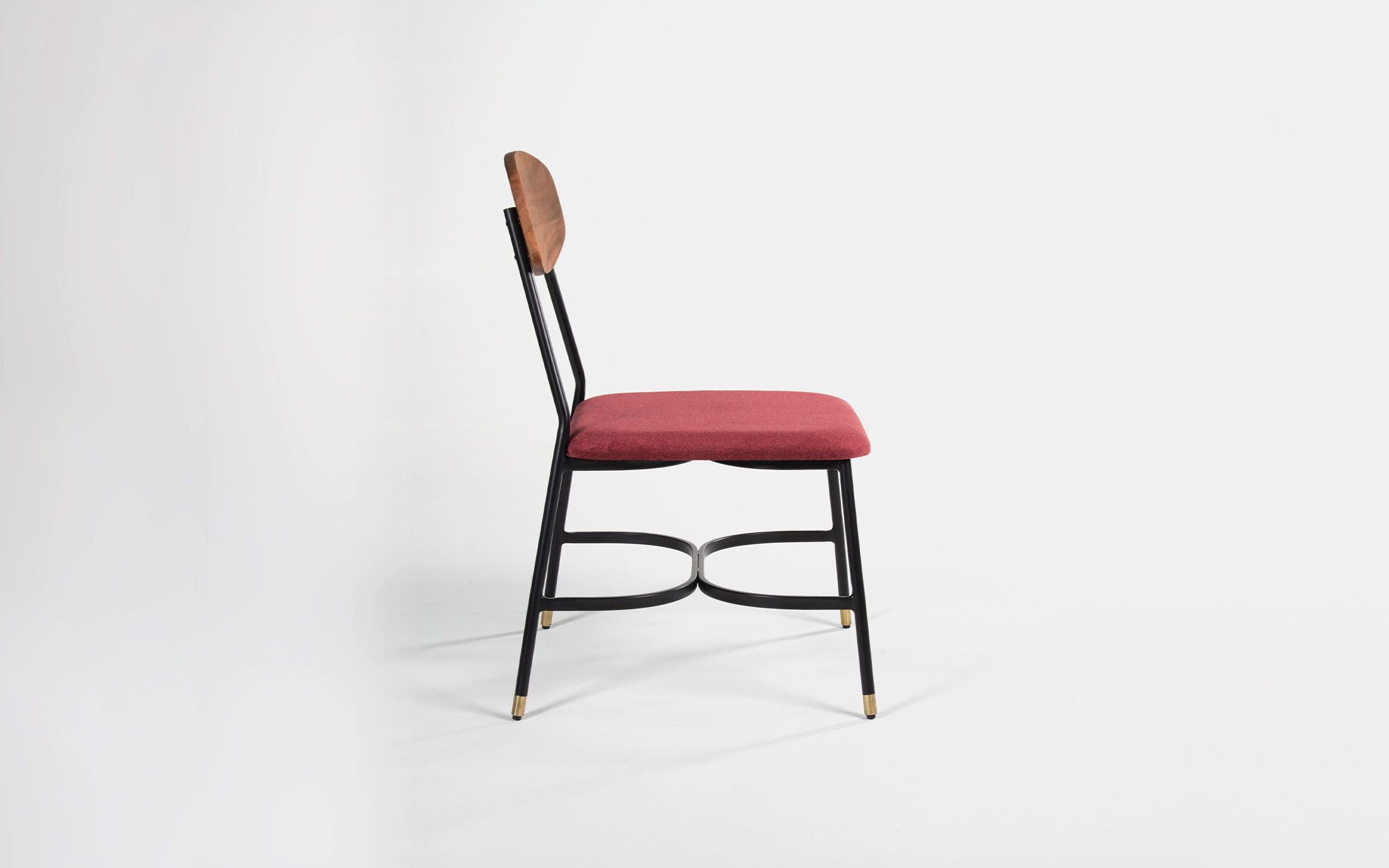 Ipiano Chair Without Arms Set Of 2 | Dining Table Chair - Close shot - from right angle - Orange Tree