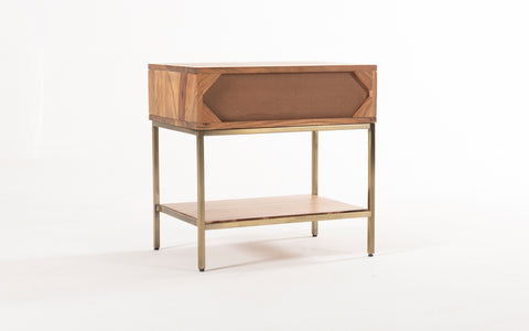 Kabra Bedside Table back look - Orange Tree Home Pvt. Ltd.