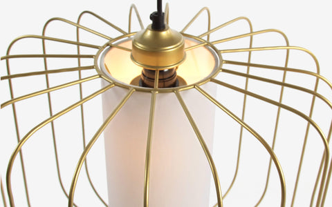 Merriam Hanging Lamp Gold - Orange Tree Home Pvt. Ltd.