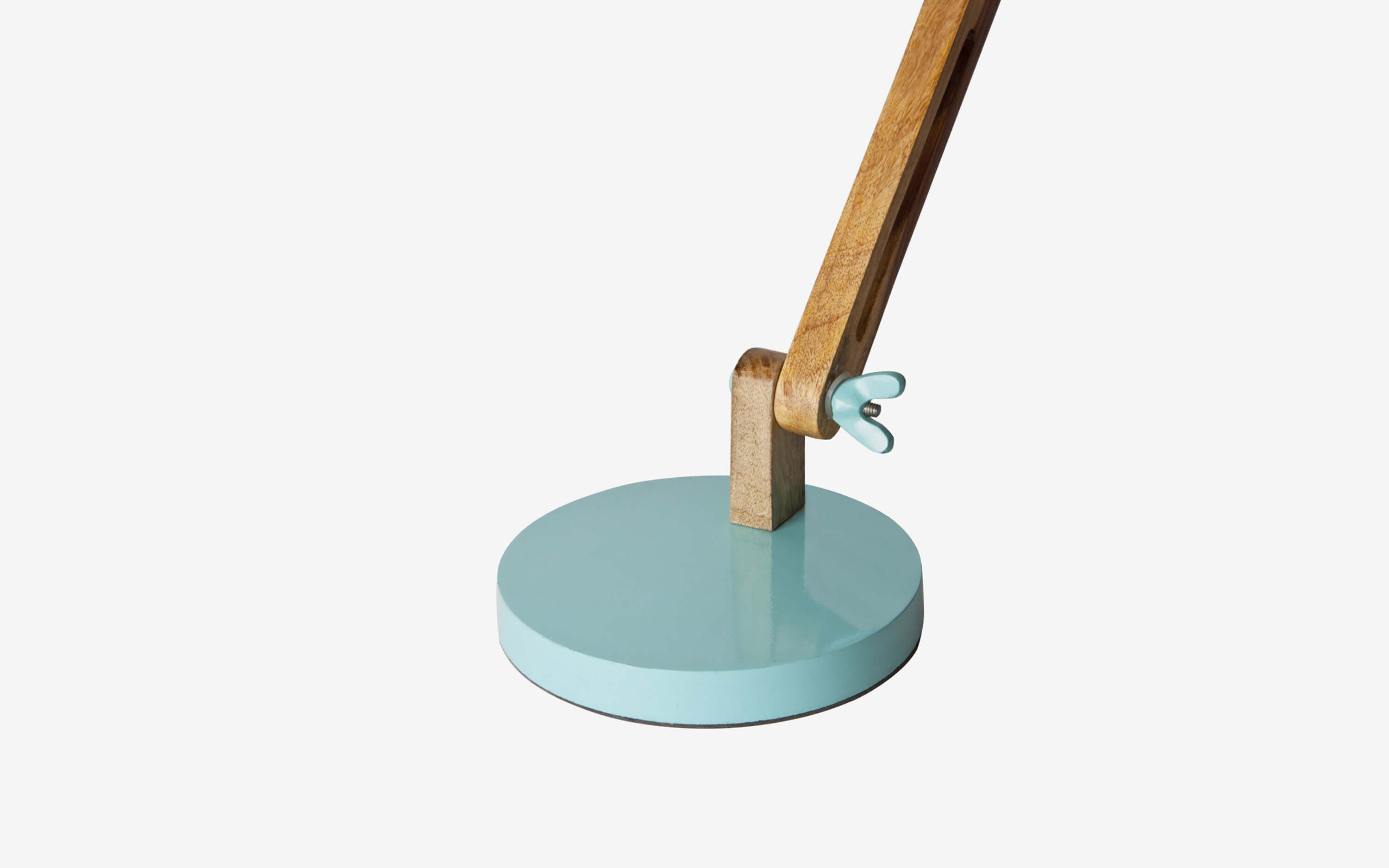 Buy Auro Blue Study Table Lamp - Close shot - from left angle - Orange Tree