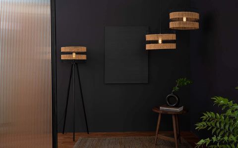 Kyoto Drum Floor Lamp - Orange Tree Home Pvt. Ltd.