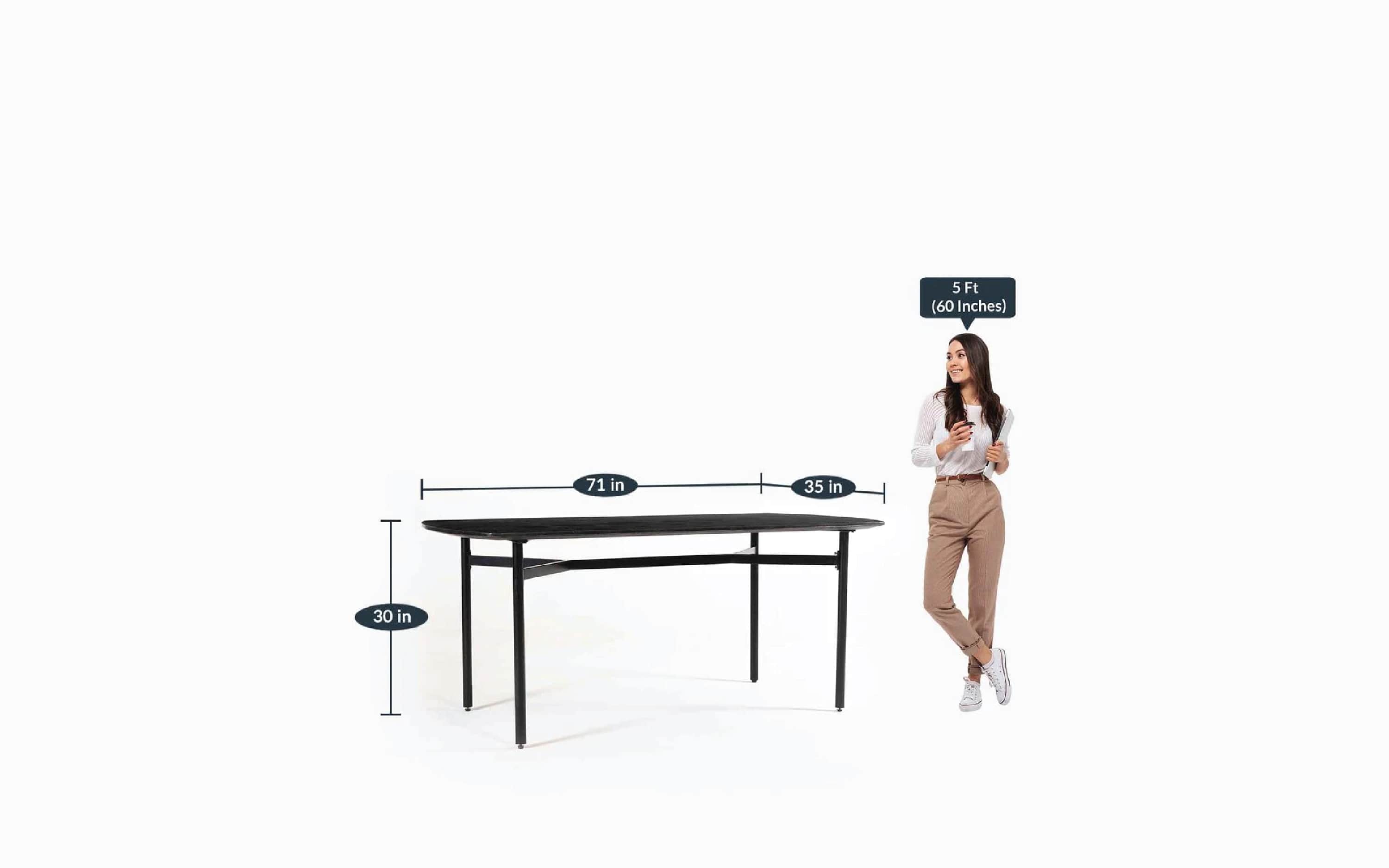 Ipiano Dining Table 6 Seater - Orange Tree Home Pvt. Ltd.