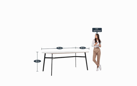 Acme Dining Table With 6 Chairs - Orange Tree Home Pvt. Ltd.
