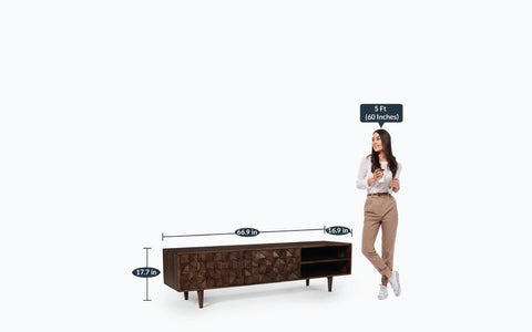Bicasso TV Unit Height- Orange Tree Home Pvt. Ltd.