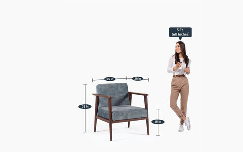 Dado Lounge Chair - Orange Tree Home Pvt. Ltd.